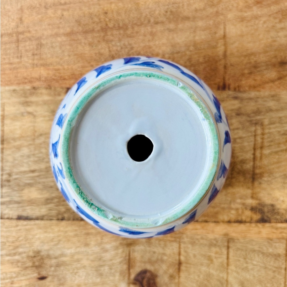 Vintage Blue and White Chinese Jardiniere Planter Pot - Picture 2 of 3